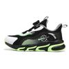 Детские нескользящие амортизирующие прочные низкие кроссовки для бега Детские кроссовки черные зеленые белые A312325582H-2