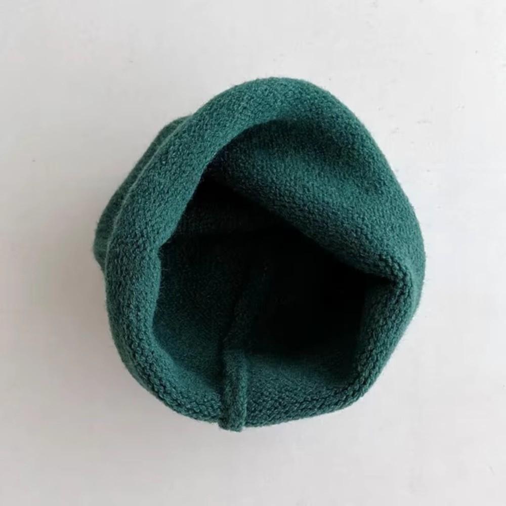 Thick Kids Winter Hats Knitted Children Beanies Cap Fashion Crochet Bonnet
