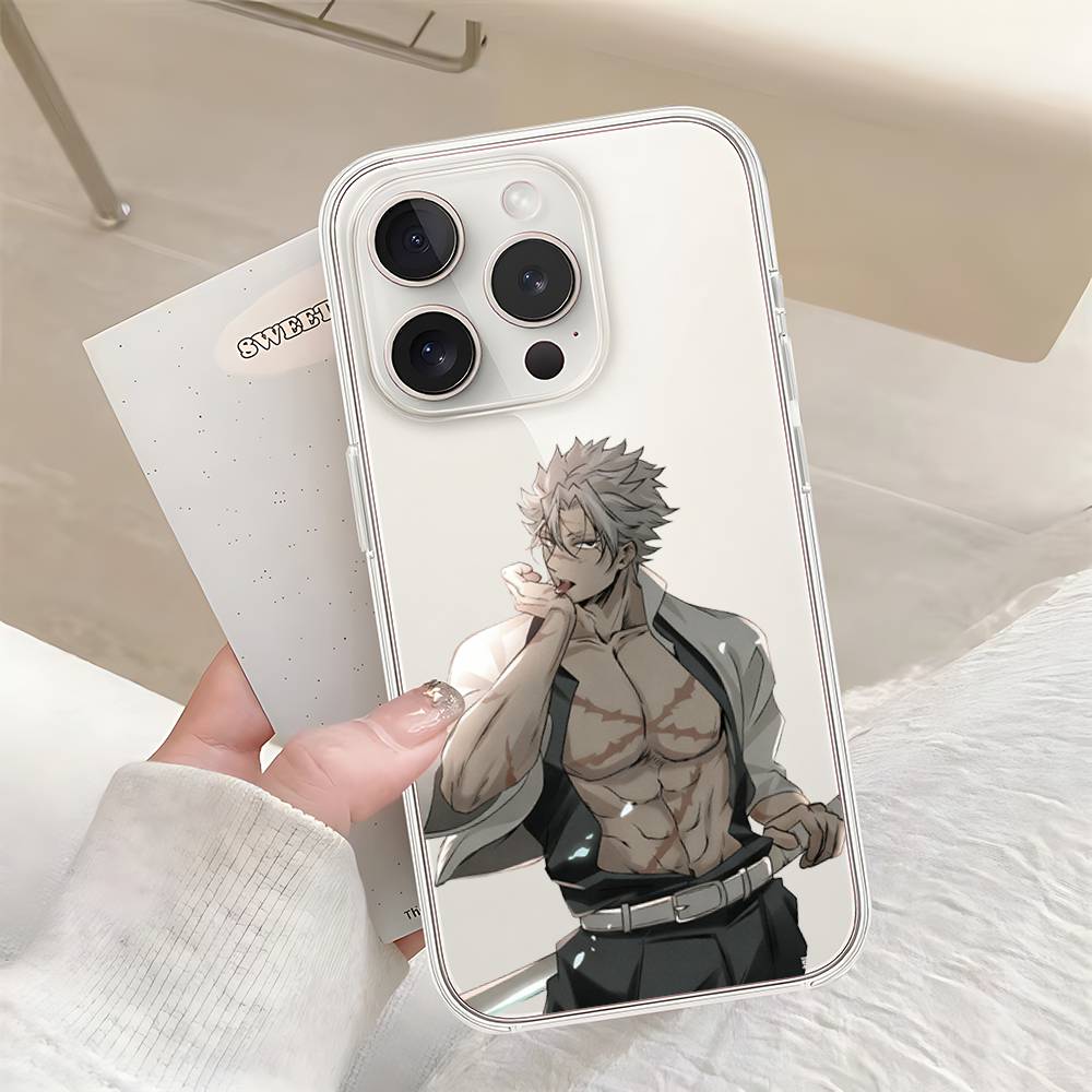 Чехол для телефона S-Sanemis G-Giyuus Для Iphone17 16 15 11 13 14 Pro Max 7 8 Plus X Xr Xs Max Se2020 12mini Прозрачный Чехол