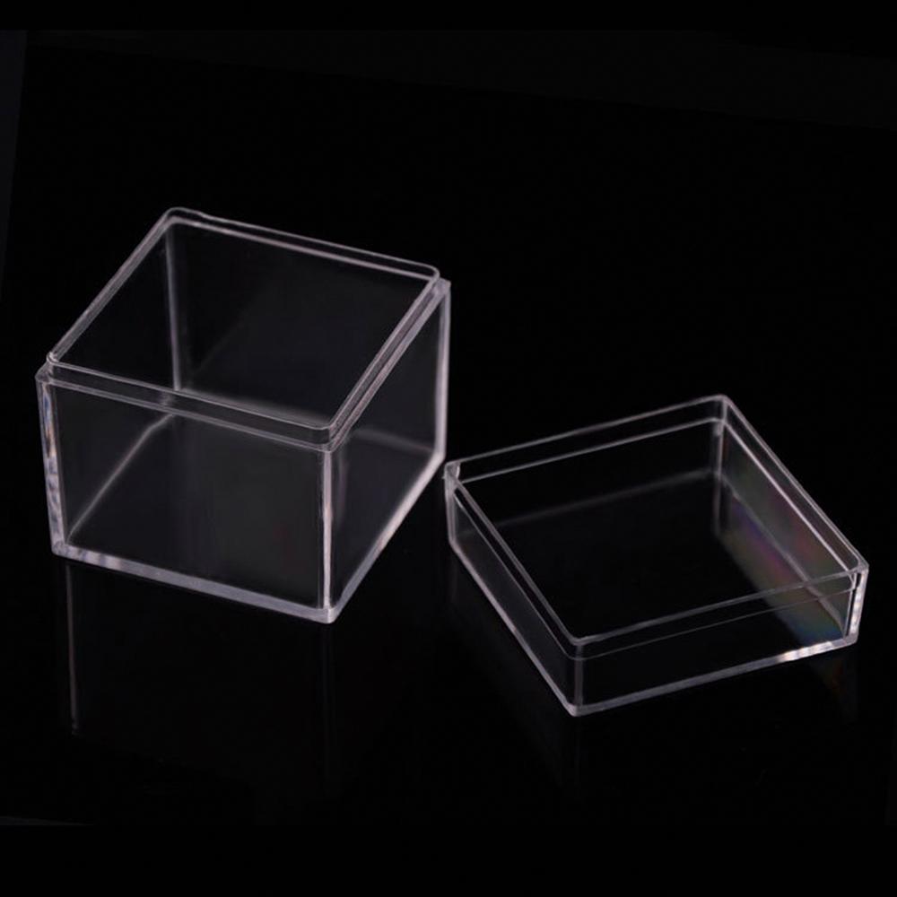 1 Acrylic Square Storage Box, Transparent Box With Lid, Candy Storage Container, Suitable For Parties, Festivals, Gift Packaging