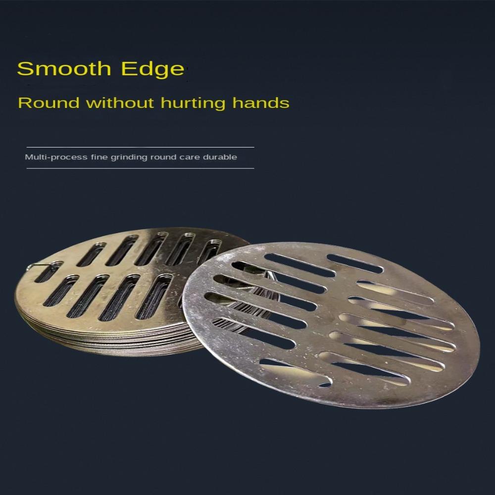 Антиблокирующая сливная крышка для пола, круглая форма, сливные фильтры для балкона, круглая решетка, крышка для кухни