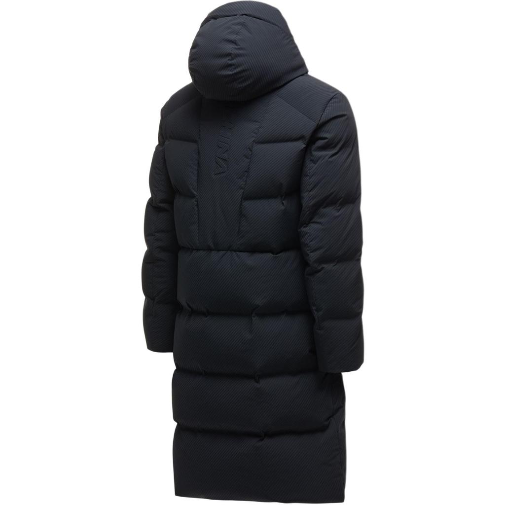 Anta Модная Простая Повседневная Универсальная Длинная Куртка Пуховик на Молнии с Капюшоном Мужская Верхняя Одежда 452540109-2