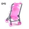 Baby Stroller Pram Model Kids Toy DIY Miniature Dol-lhouse Accessories