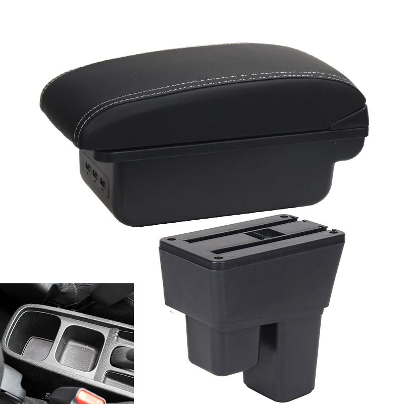Эргономичный подлокотник-бокс для Honda Jazz/Fit 2008-2013 с USB и отделением для хранения