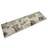 Kitchen Mat - vidaXL - Coffee Print - Washable - 150 X 45 Cm - Non-slip