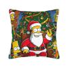 Pillow Cover SSimpsons Family Haunted House Halloween  Vintage Pillow Case For Sofa Bedroom Home Decor Pillowcases