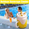 Inflatable Ice Barrel Large Size Easy Storage Drink Cooler Ice Bucket Household Party Pool Bar Decor Cocktail Party Accessory