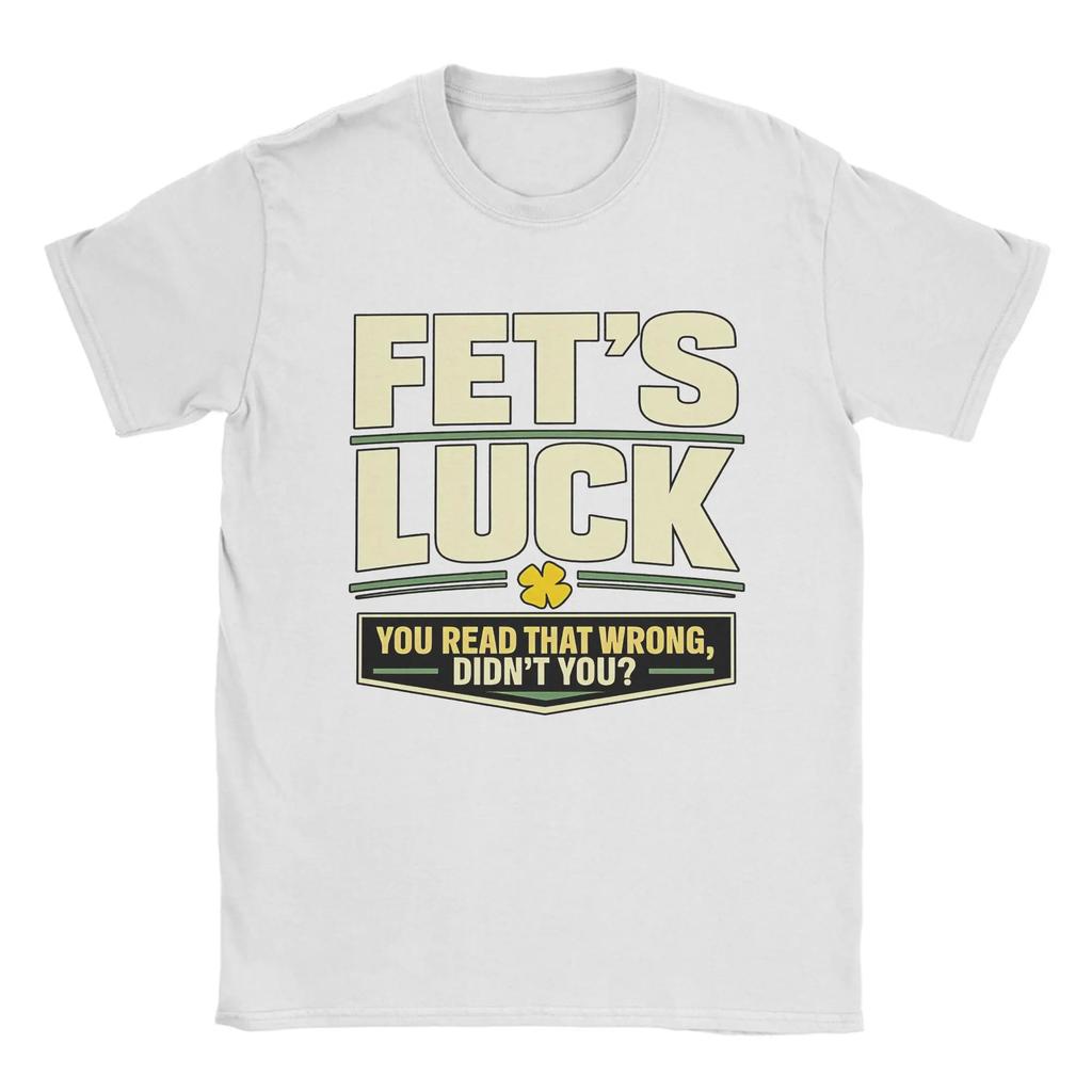 Мужские футболки Fet’S Luck Вы неправильно это прочитали, не так ли Удивительная футболка из чистого хлопка Футболка с коротким рукавом Топ с круглым вырезом