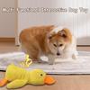 Mellow Dog Calming Duck Toy - Quacking, Squeaky, Durable for Indoor Small Dogs (Yellow)