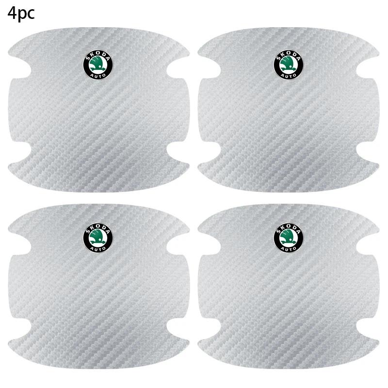 ONMS3 Car Door Bowl Stickers For Skoda Octavia 2 A5 A7 A8 Fabia 3 Rapid Scala Kodiaq Superb 3 Karoq Kamiq Citigo Roomster Accessories