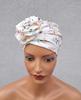 Klasyczny Turban Z Różą Mussa 461 Z Muślinu Bawełnianego Komfort I Styl