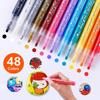 Acrylic Marker Set: Waterproof, White, for Stone, Ceramic Painting - 12 Colors