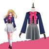 Hoshino Rubii Cosplay Anime Oshi No Ko Costume Coat Skirt JK Uniform Dress Halloween Carnival Party Clothes Women