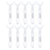 10pcs Dental Mouth Opener T Shaped Clear Observation Intraoral Cheek Lip Retractor for Adults