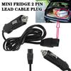 2 м 12 В постоянного тока сменный автомобильный холодильник мини-холодильник 2-контактный свинцовый кабель вилка провод шнур питания электрические холодильники