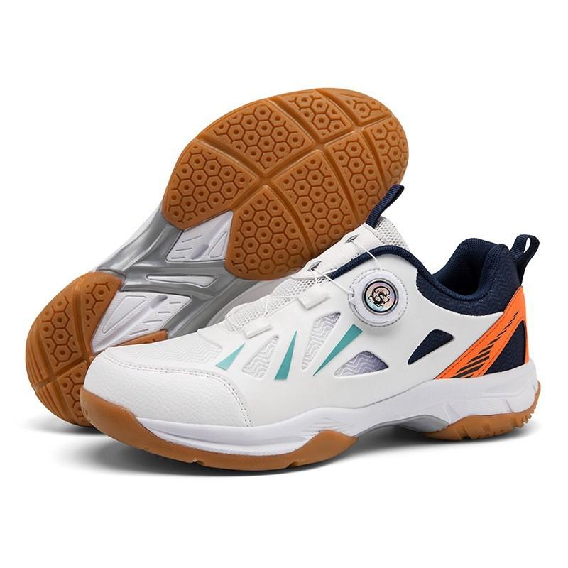 Unisex Lightweight Badminton Tennis Shoes Indoor Court Sports Low-Top Slip-On With Rubber Sole Anti-Slip Comfort