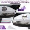 10PCS Car Door Handle Bling Rhinestones Stickers Universal Auto Door Handle Scratch Cover Guard Protective Film Pad With Safety Reflective Strips