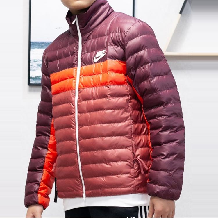 Nike Спортивная куртка Windrunner с синтетическим наполнителем, мужская верхняя одежда, темно-бордовый BV4686-681