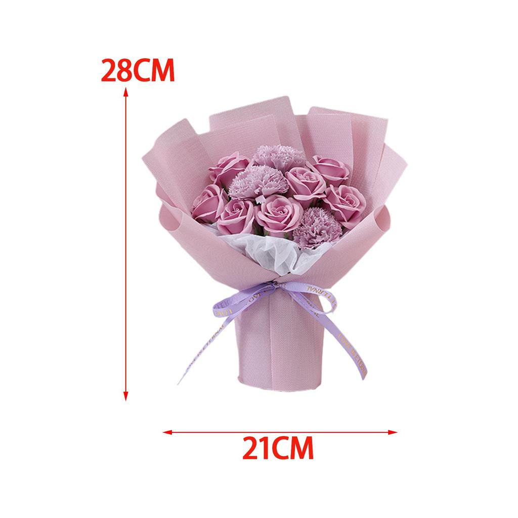 Букеты роз, центральный цветок из мыла для фестиваля, Дня матери, помолвки