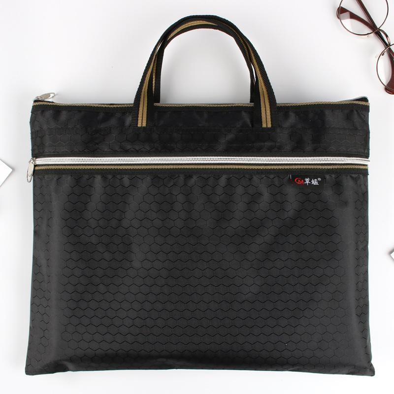 Сумка для документов A4 Tote Папка для хранения документов Многослойный чехол для встреч Сумка для ноутбука Портфель на молнии