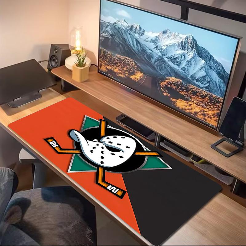 Anaheim Ducks Print Cushion Non-slip Laptop Tablet Big Mousepad XXL Mat Mini PC Playmat With Lock edge