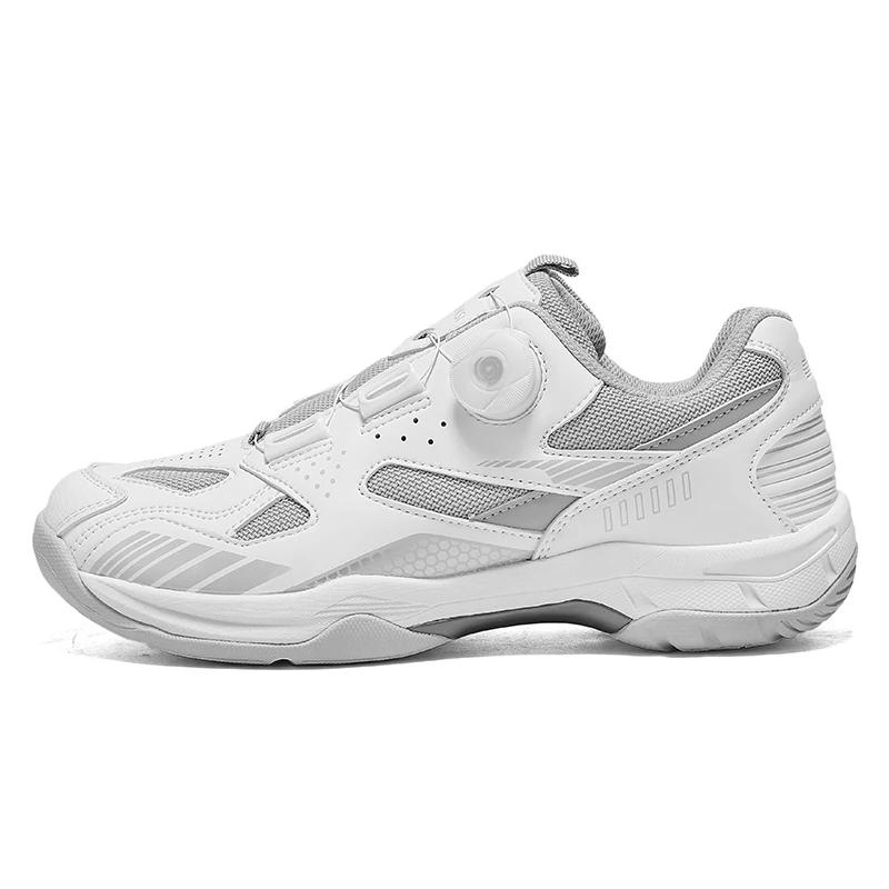 Новая пара бадминтонных кроссовок высокого качества, износостойкая, профессиональная, с пластиковым покрытием, жесткая подошва из говяжьего фарша, спортивная обувь для тренировок