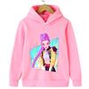 2025 Movie KPop Demon Hunters Cartoon Girls Boys Hoodies Children's Korean Wave Print Fashion Casual Tops Casual Girls Clothing