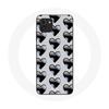 Coque pour Samsung Galaxy A03 Fond de coeurs noirs