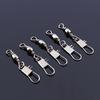 100 Pcs 12mm High Tensile 8 Shape Barrel Bearing Fishing Swivel Snap Hook Connect Ring