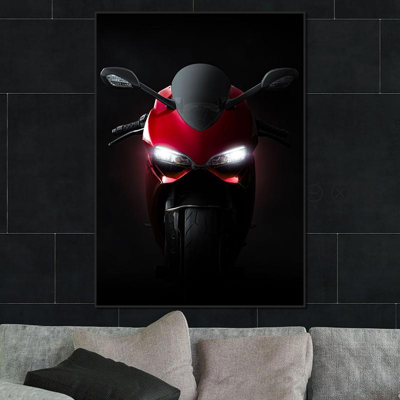 Moto Faces Posters and Prints S1000RR 3rd Gen Ninja ZX10R KRT CBR1000RR R SP Wall Art HD Picture Canvas Painting Room Home Decor