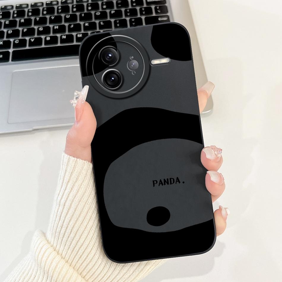 Для Xiaomi Poco F7 Ultra / Poco F7 Pro Милый Кот Панда Мультяшный Чехол для Телефона Для Poco F7ultra F7Pro Мягкий Силиконовый Ударопрочный Чехол