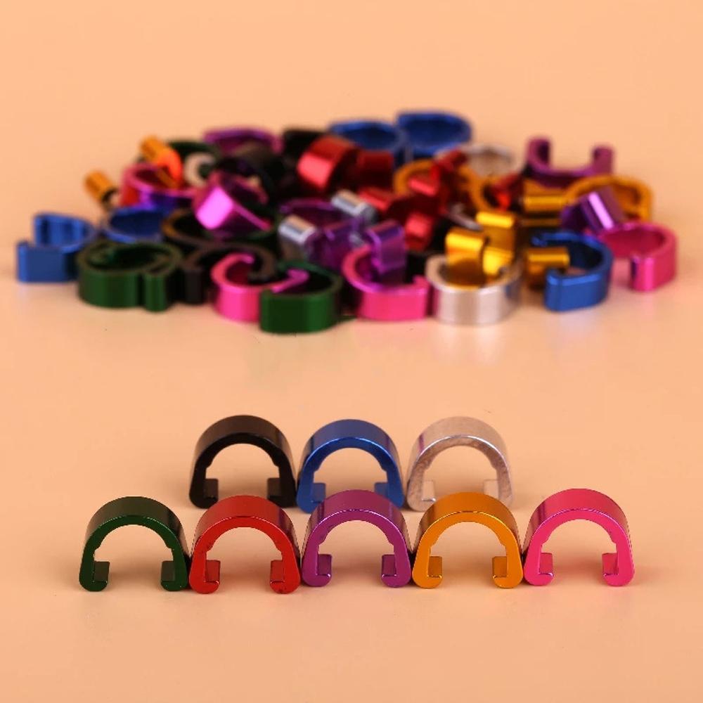 Brake Cable MTB Bike Road Bike Fixed Clamp Clips Fixed Tubing Clips Bicycle C Clips C Shape Buckle