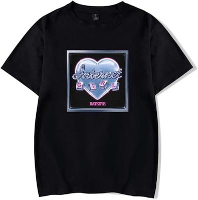 KATSEYE Internet Girl T-Shirt Unisex Graphic Tee Streetwear Short Sleeve for Fans