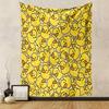 Cute Yellow Rubber Duck Pattern Patterned Tapestry Decorative Wall Hanging, Home Bedroom Living Room Decor
