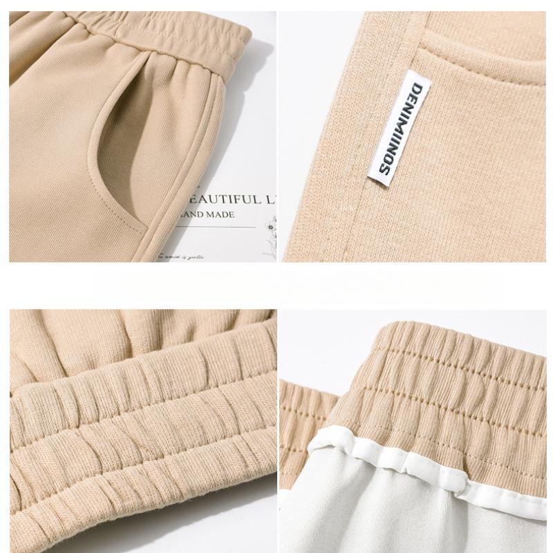 White Casual Sports Pants for Women Spring New Hot-Selling Narrow Version Banana Pants High Waist Loose Straight Wide-Leg Pants