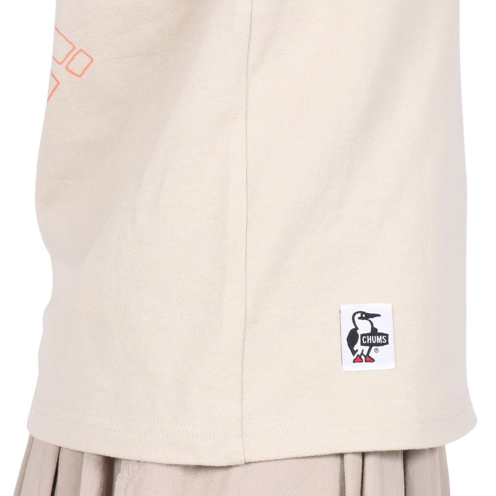 Retro Yatai de Brushed T Greige [Chums] Otsukare! L/S Женщины