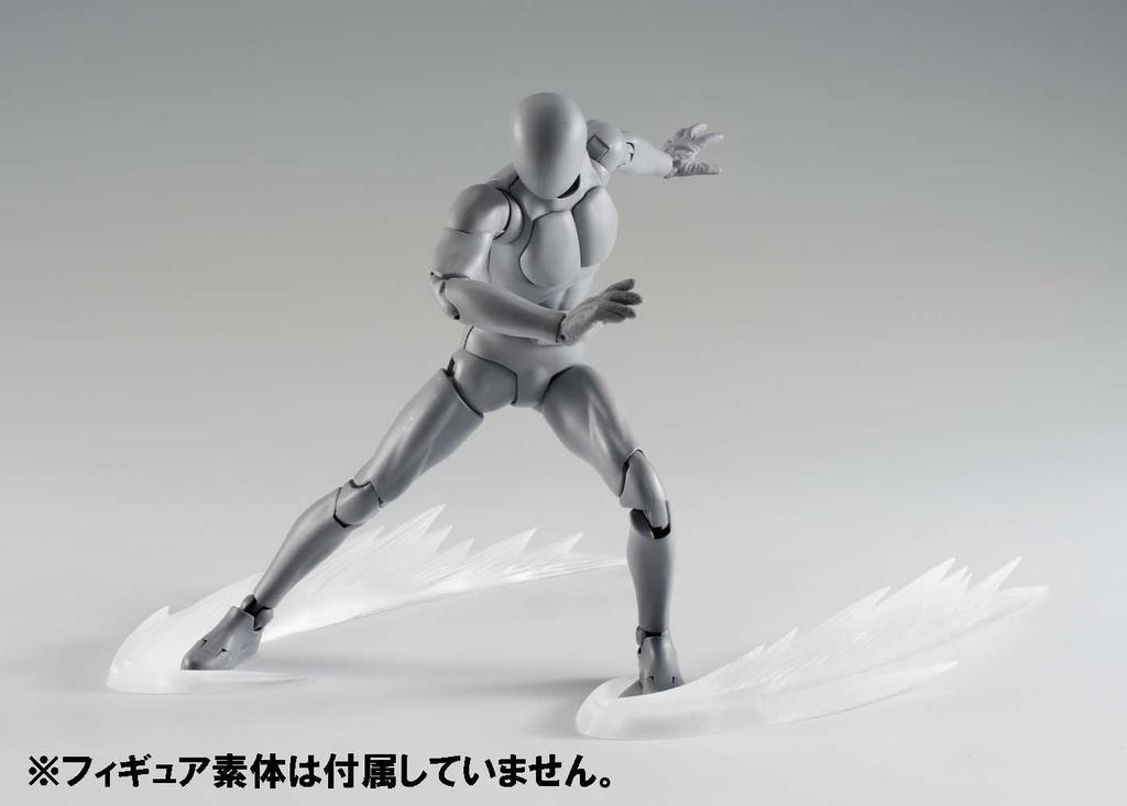 TAMASHII NATIONS Tamashii EFFECT WAVE Clear Painted Movable Figure Ver. Non-scale ABS&PVC