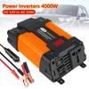 4000W 12V To 220V Voltage Converter Adapter Inverter LED Voltage Capacity Display Car Power Inverter Transformer Converter