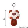 Cute Cat Dumpling Squeaky Pendant Keychain Plush Toy