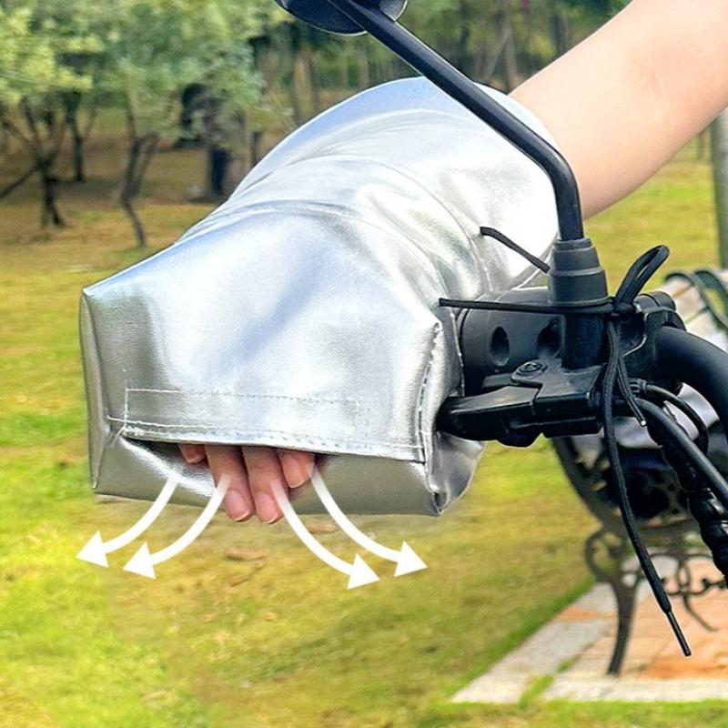 Motorcycle and Electric Bike Handlebar Gloves, Sunshade and Rainproof Handlebar Covers, Sun Protection Hand Covers, Hand Covers