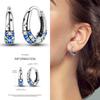 2024 New Earring for Women 925 Silver Sparkling Star Butterfly Heart Tassels Feather Hoop Earrings Engagement Wedding Jewelry