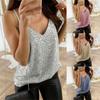 Fashion Womens Glitter Strappy Tank Tops Women Sexy Swing Vest