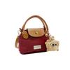 Gucci DIY Style Cosmetic Bag Fluffy Monster Cute Doll Commuting Date Crossbody Adjustable Anchor Red Fluffy little monster