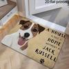 2D плоский-1 шт. Милый коврик-приветствие с собакой для дверного проема, Коврики-приветствия для домашнего декора.