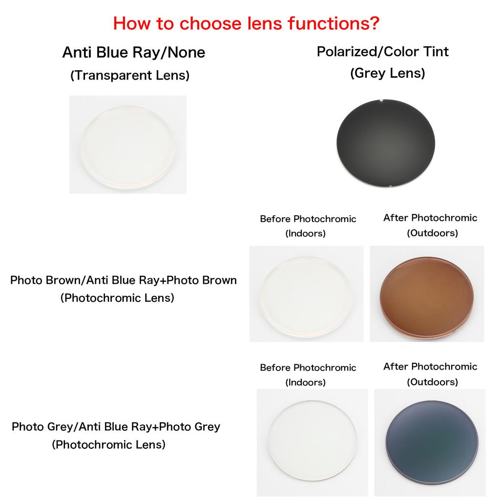 ZENOTTIC Fashion Sweethearts Прогрессивные очки по рецепту Металлические шестигранные оптические очки Фотохромные очки для близорукости