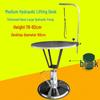 Round Pet Grooming Table for Dogs & Cats – Adjustable Lift & Fixed Support