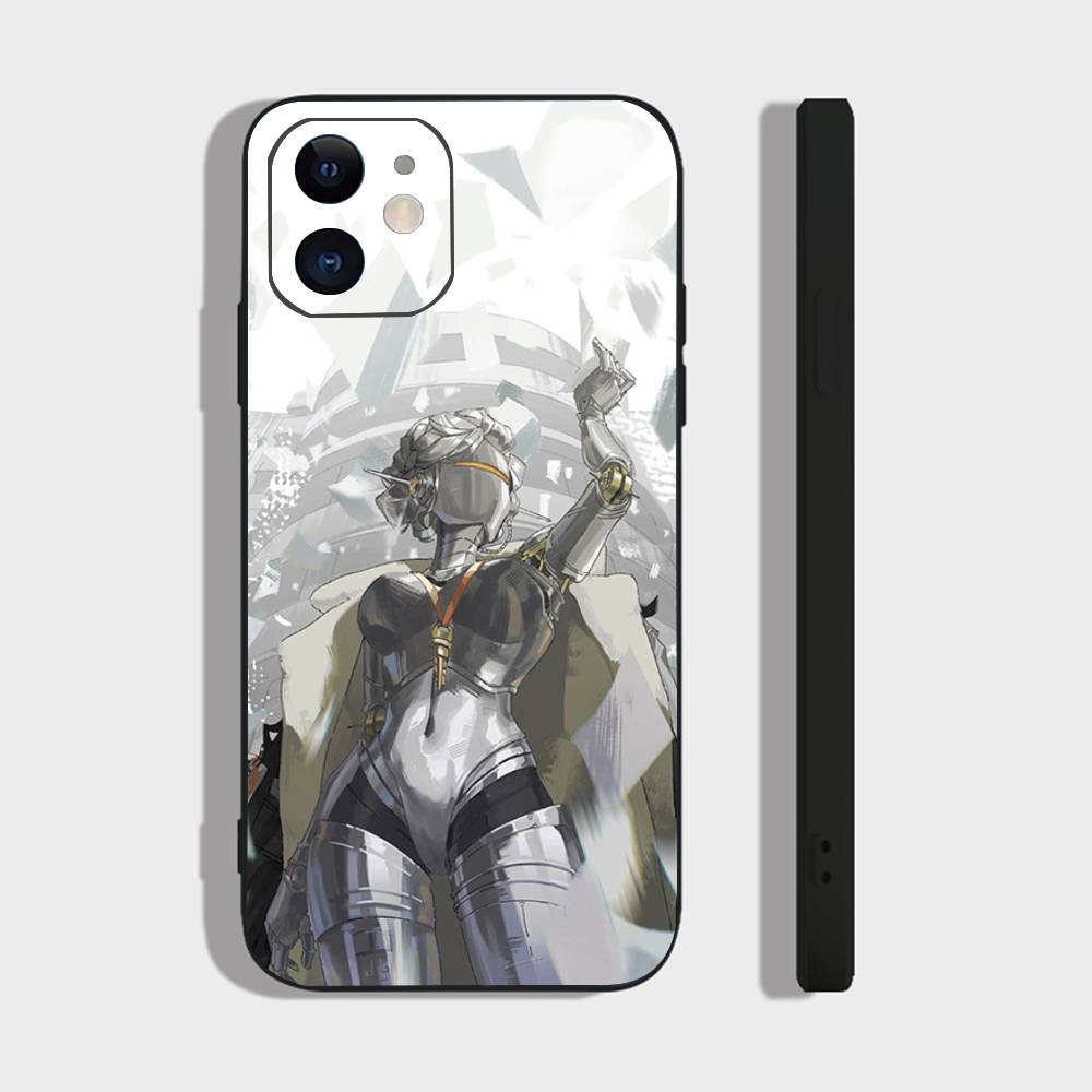Чехол для телефона Lucy Animated Game R-Reverse 1999 для iPhone 17 Air 16 15 14 13 Pro Max 11 12 Черный Силиконовый Чехол