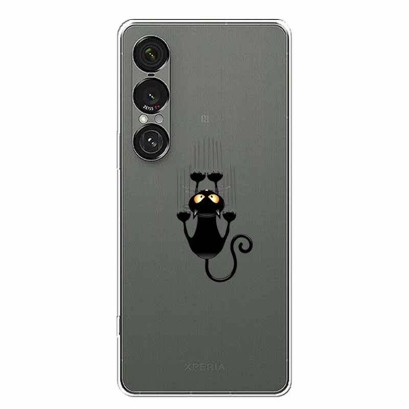 Чехол для Sony Xperia 1 VII 5G 6,5" Прозрачный силиконовый задний чехол для телефона Для Sony Xperia 1 VII Мягкий прозрачный чехол Xperia 1VII