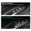 Stainless Steel Car Door Window Switch Button Panel Frame For Ford ESCAPE KUGA 2013 2014 2015 2016 2017 2018 2019 Accessories