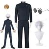 Anime Geto Suguru Gojo Satoru Anime Figures Jujutsu Kaisen Cosplay Men Shirt Pants Wig High School Halloween Uniform Full Set